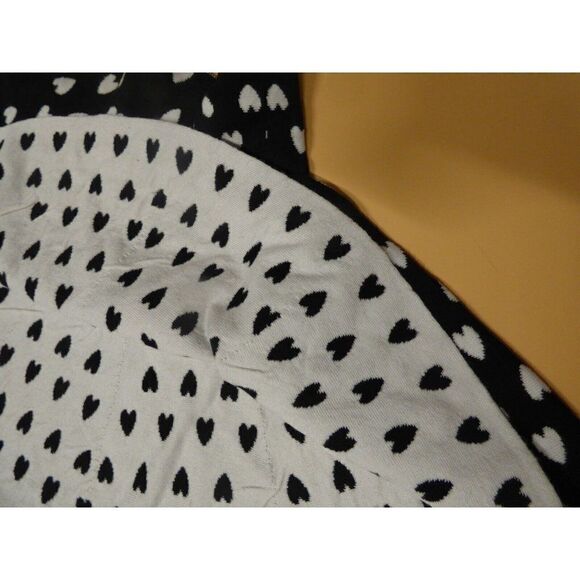 Unbranded Junior’s Half Circle Hight-waisted, Knit Mini Skirt, OS, White/Black - Picture 5 of 7